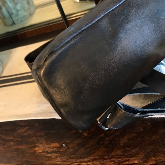 Bed Stu Howie Leather Backpack Black Grey Rustic Rustic Retail $365 - Picture 10 of 14